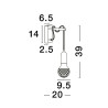 Lampa ścienna BANI LE42713 Luces Exclusivas