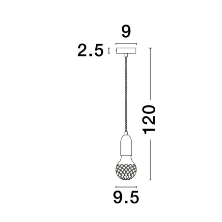 Lampa wisząca BANI LE42714 Luces Exclusivas