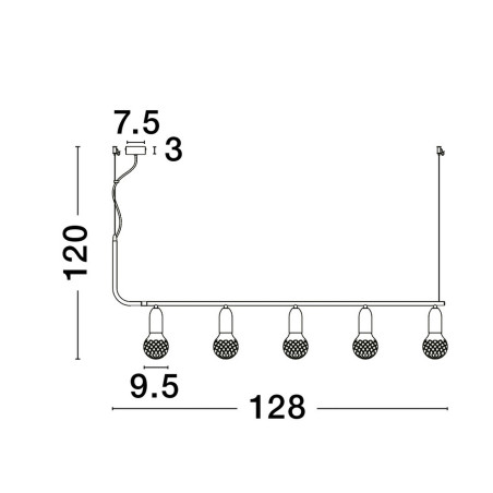 Lampa wisząca BANI LE42716 Luces Exclusivas
