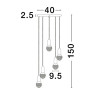Lampa wisząca BANI LE42717 Luces Exclusivas