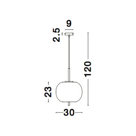 Lampa wisząca MARC LE42718 Luces Exclusivas
