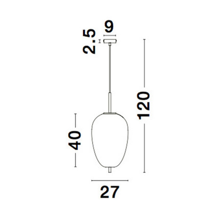 Lampa wisząca MARC LE42720 Luces Exclusivas