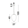 Lampa wisząca MARC LE42720 Luces Exclusivas