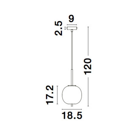 Lampa wisząca MARC LE42721 Luces Exclusivas