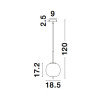 Lampa wisząca MARC LE42721 Luces Exclusivas