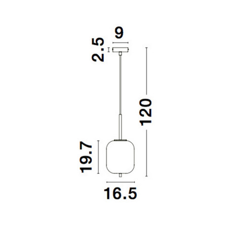 Lampa wisząca MARC LE42722 Luces Exclusivas