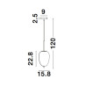 Lampa wisząca MARC LE42723 Luces Exclusivas