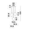 Lampa wisząca MARC LE42724 Luces Exclusivas