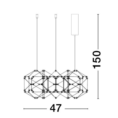 Lampa wisząca ASIS LE42727 Luces Exclusivas