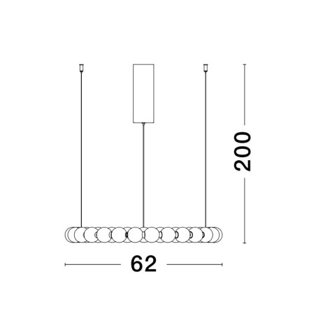 Lampa wisząca MOCA LE42748 Luces Exclusivas