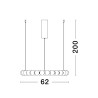 Lampa wisząca MOCA LE42748 Luces Exclusivas