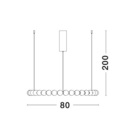 Lampa wisząca MOCA LE42749 Luces Exclusivas