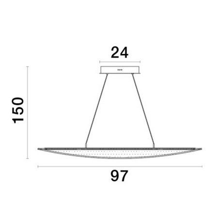 Lampa wisząca COLIMA LE42755 Luces Exclusivas