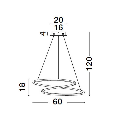Lampa wisząca CELAYA LE42761 Luces Exclusivas