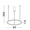 Lampa wisząca TOLUCA LE42777 Luces Exclusivas