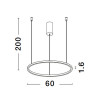Lampa wisząca TOLUCA LE42786 Luces Exclusivas