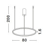 Lampa wisząca TOLUCA LE42787 Luces Exclusivas