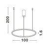 Lampa wisząca TOLUCA LE42788 Luces Exclusivas