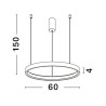 Lampa wisząca ZACAPU LE42790 Luces Exclusivas
