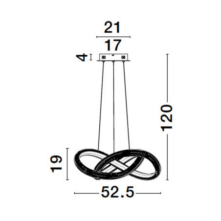 Lampa wisząca AMECA LE42816 Luces Exclusivas