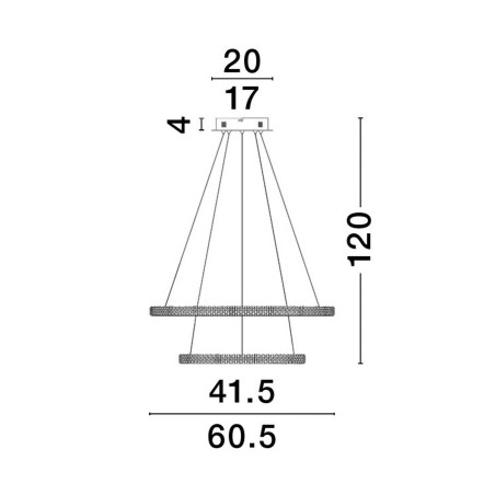 Lampa wisząca TEPIC LE42821 Luces Exclusivas