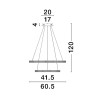 Lampa wisząca TEPIC LE42821 Luces Exclusivas