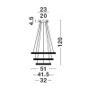 Lampa wisząca TEPIC LE42822 Luces Exclusivas