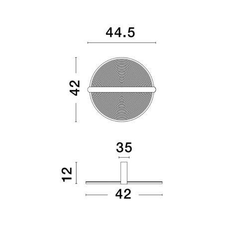 Lampa sufitowa TONALA LE42824 Luces Exclusivas