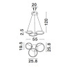 Lampa wisząca GARCIA LE42826 Luces Exclusivas