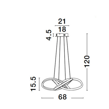 Lampa wisząca CHIAPAS LE42834 Luces Exclusivas
