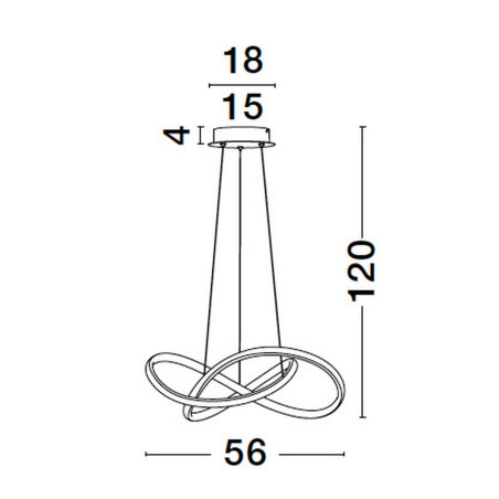 Lampa wisząca CHIAPAS LE42835 Luces Exclusivas
