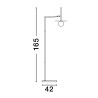 Lampa podłogowa MORELOS LE42889 Luces Exclusivas