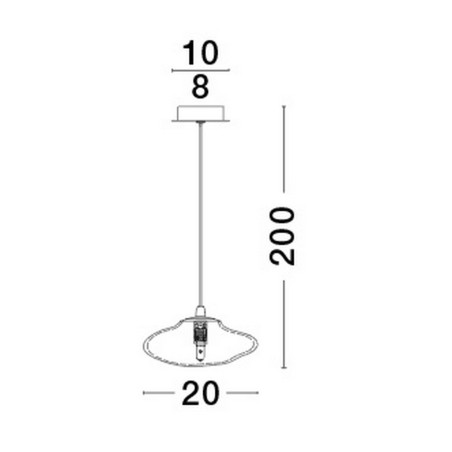 Lampa wisząca NAYARIT LE42898 Luces Exclusivas