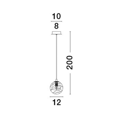 Lampa wisząca CABRAL LE42906 Luces Exclusivas