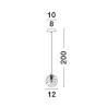 Lampa wisząca CABRAL LE42906 Luces Exclusivas