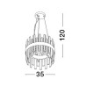 Lampa wisząca CHOLULA LE42907 Luces Exclusivas