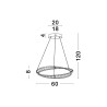 Lampa wisząca BAUTA LE42912 Luces Exclusivas