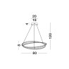 Lampa wisząca BAUTA LE42913 Luces Exclusivas