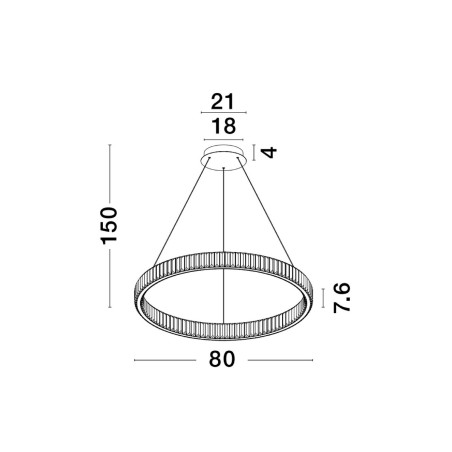 Lampa wisząca BAUTA LE42916 Luces Exclusivas