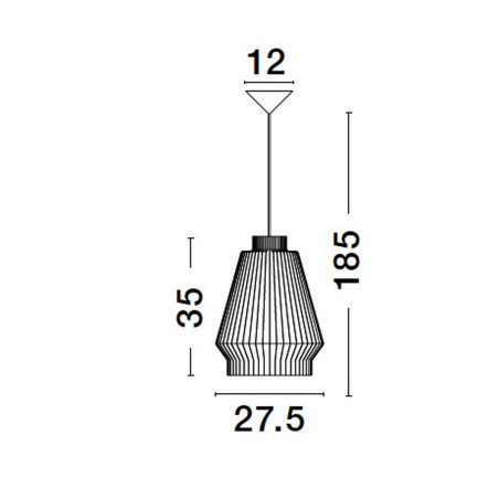 Lampa wisząca GUAYMAS LE42928 Luces Exclusivas