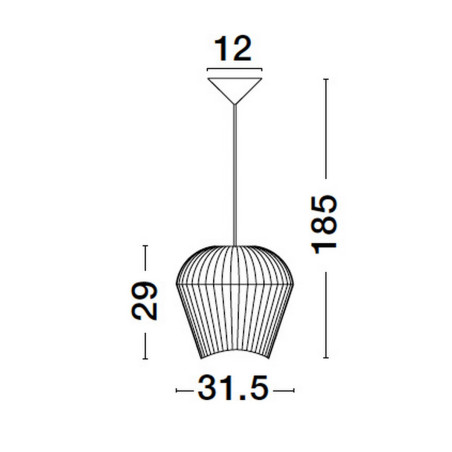 Lampa wisząca GUAYMAS LE42929 Luces Exclusivas