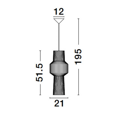 Lampa wisząca GUAYMAS LE42930 Luces Exclusivas