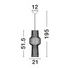 Lampa wisząca GUAYMAS LE42930 Luces Exclusivas