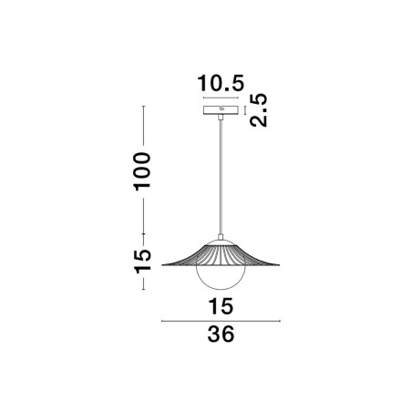 Lampa wisząca NAVOJOA LE42932 Luces Exclusivas