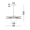 Lampa wisząca MORELOS LE42940 Luces Exclusivas