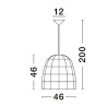 Lampa wisząca REYNOSA LE42947 Luces Exclusivas