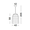 Lampa wisząca PARANA LE42952 Luces Exclusivas