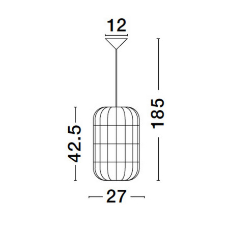 Lampa wisząca PARANA LE42953 Luces Exclusivas