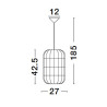 Lampa wisząca PARANA LE42953 Luces Exclusivas