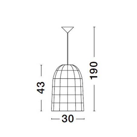 Lampa wisząca PALMAR LE42954 Luces Exclusivas